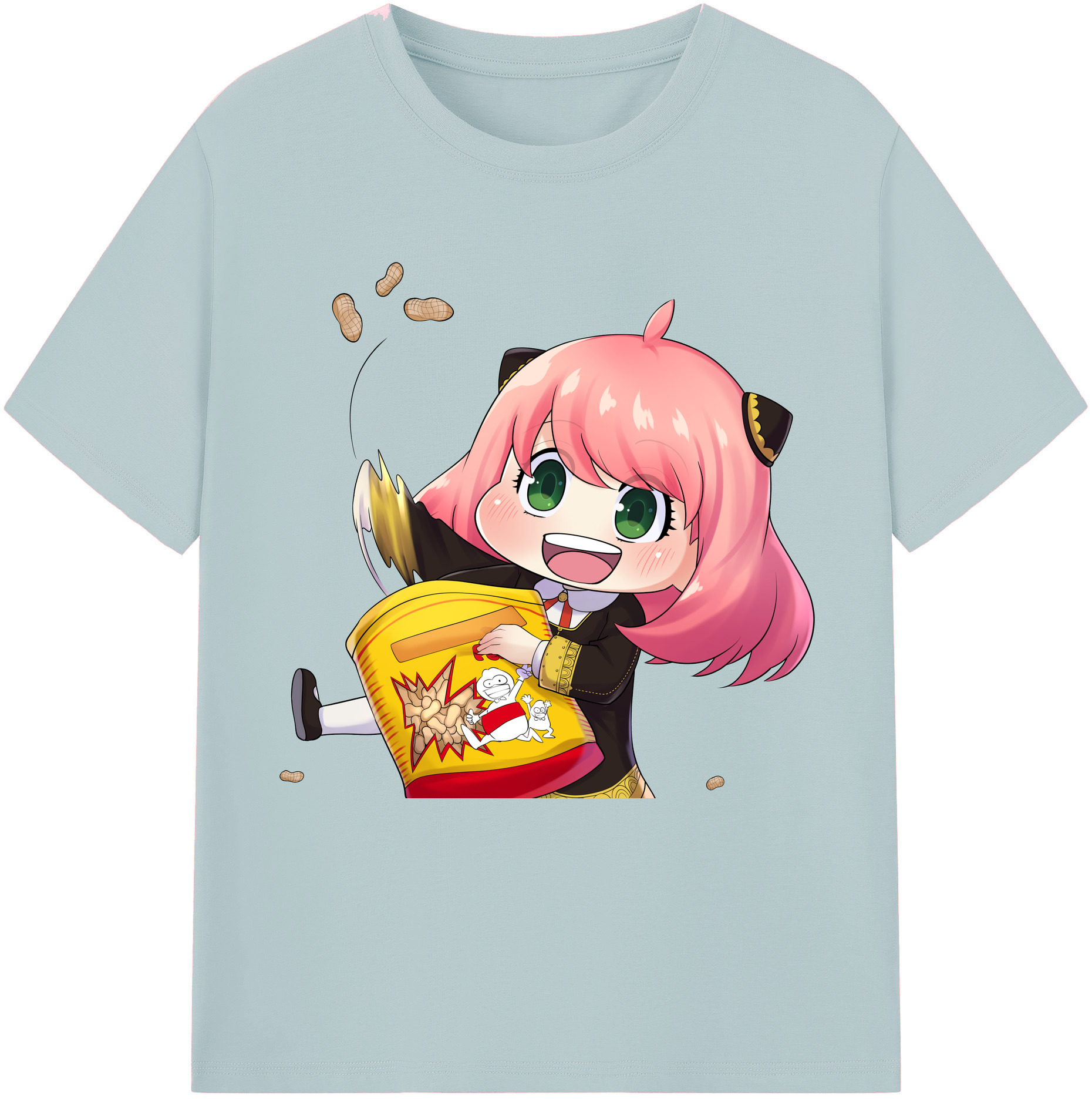 （画像用） SPY×FAMILY间谍家家酒 綿100％半袖Tシャツ（フロントプリント）
